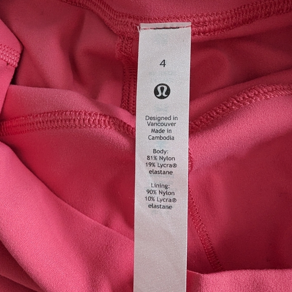 NWOT Lululemon Align High-Rise Pant 25" Lip Gloss Pink Size 4 - Picture 4 of 4